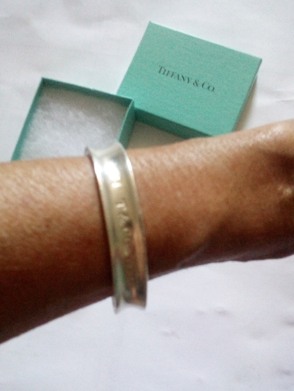 Tiffany Sterling Cuff Bracelet -  Boxed